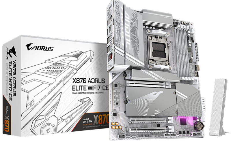 GIGABYTE X870 AORUS ELITE WIFI7 ICE