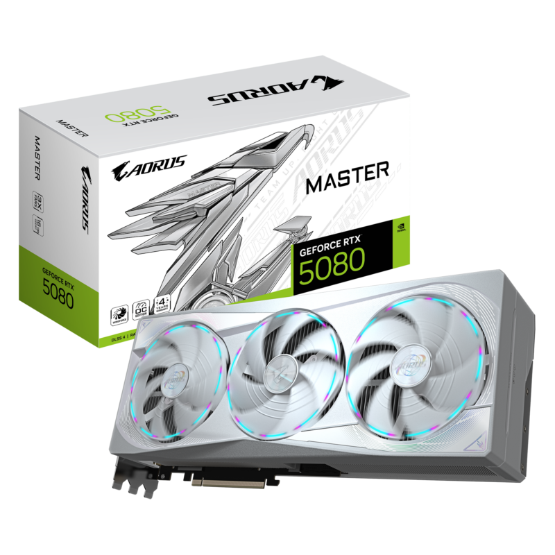 AORUS GeForce RTX™ 5080 MASTER ICE 16G