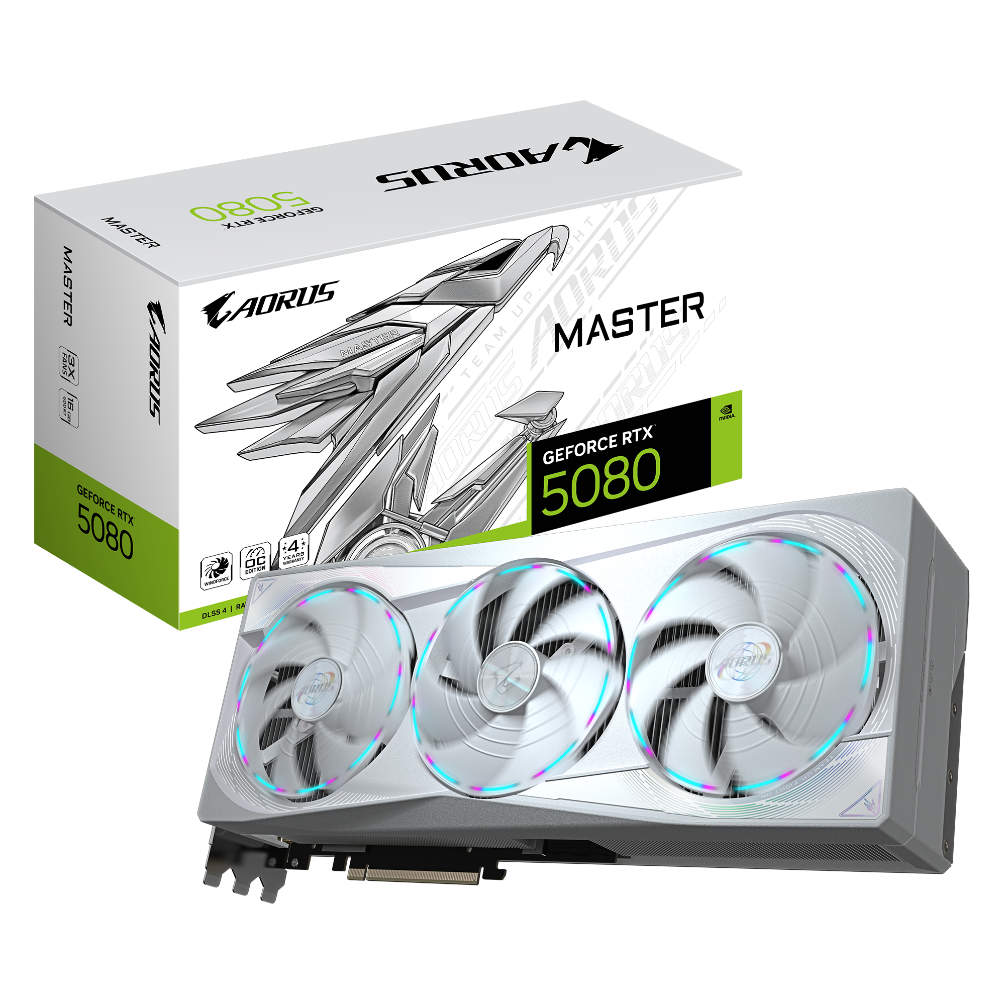 AORUS GeForce RTX™ 5080 MASTER ICE 16G