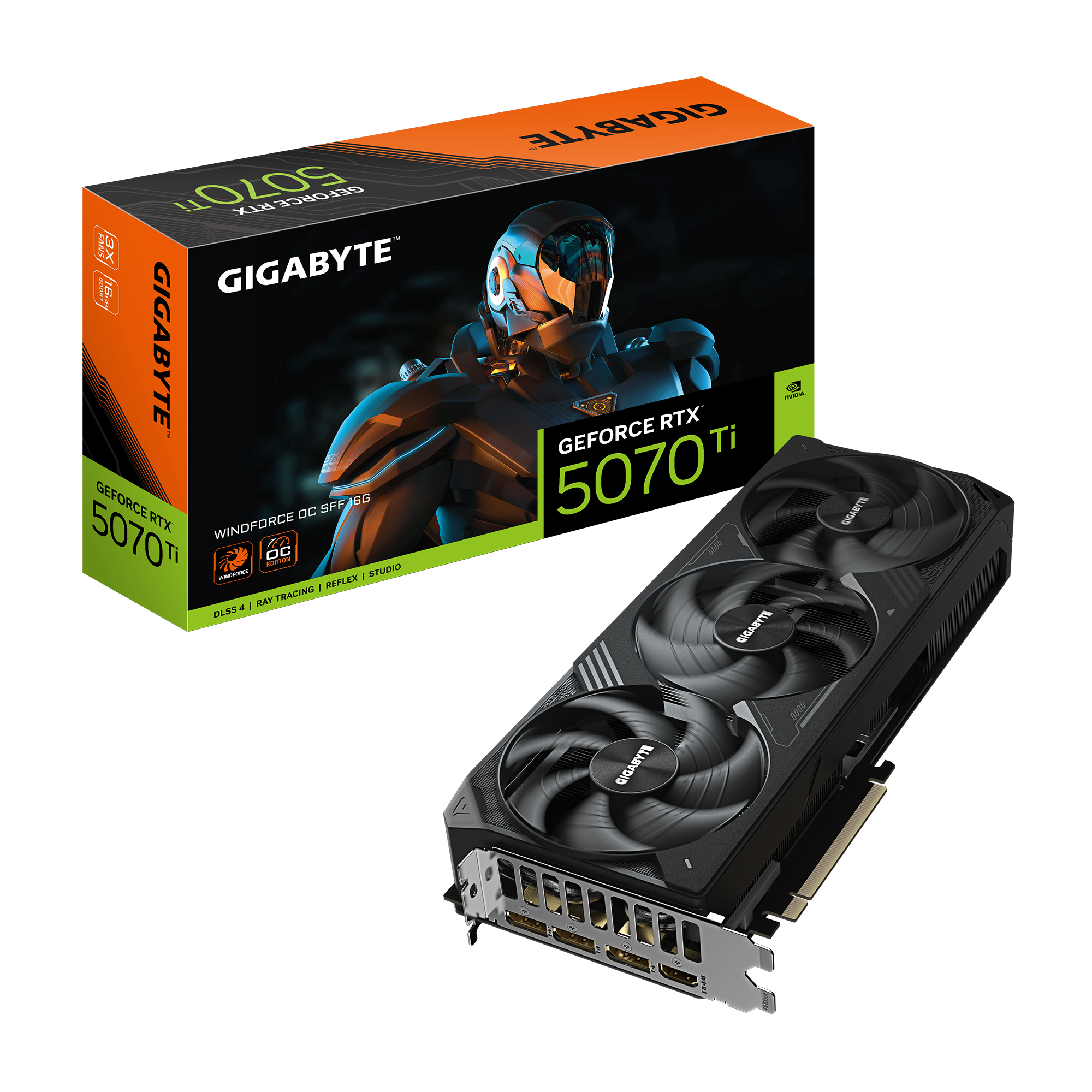 GIGABYTE GeForce RTX™ 5070 Ti WINDFORCE OC SFF 16G